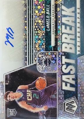 2020 Mosaic #FB-LMB Fast Break Autographs