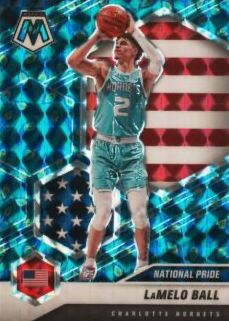 LaMelo Ball 2020 Mosaic #257 National Pride - Choice Peacock /(SSP