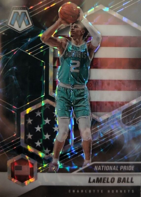 2020 Panini Mosaic #257 LaMelo Ball Rookie Card – Prime Graders 10 GEM MINT
