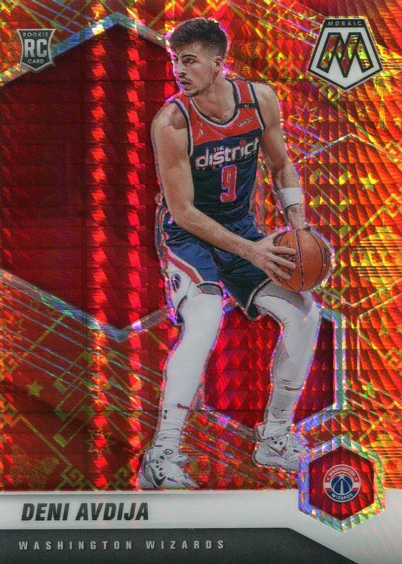 Deni Avdija 2020 Mosaic #217 Lucky Envelopes /8 Rookie RAW