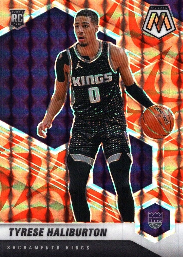 Tyrese Haliburton 2020 Mosaic #204 Reactive Orange Price Guide