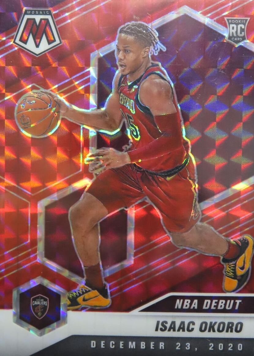 Isaac Okoro 2020 Mosaic #271 NBA Debut - Red Price Guide