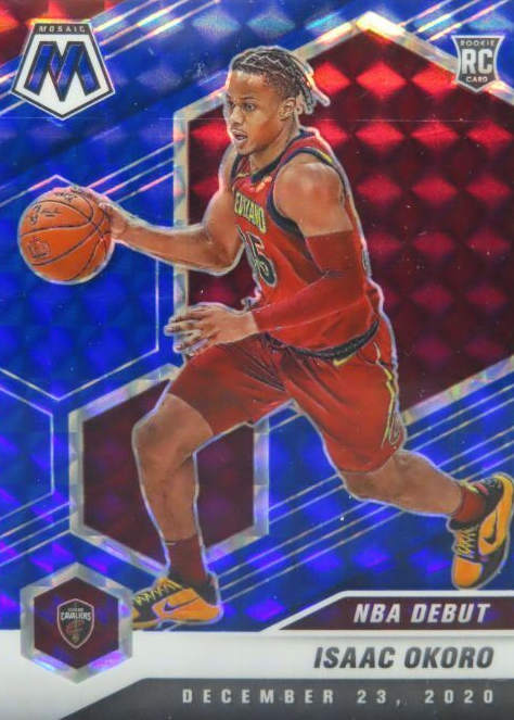 NBAカード　ISAAC OKORO Isaac Okoro 2020 Mosaic #271 NBA Debut - Blue /99 Price Guide