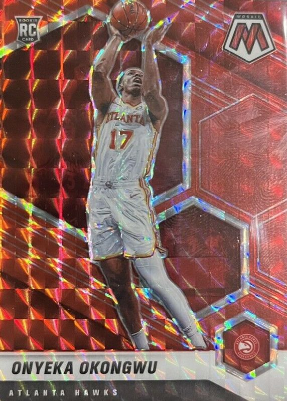 Onyeka Okongwu 2020 Mosaic #225 Red Rookie SGC 10