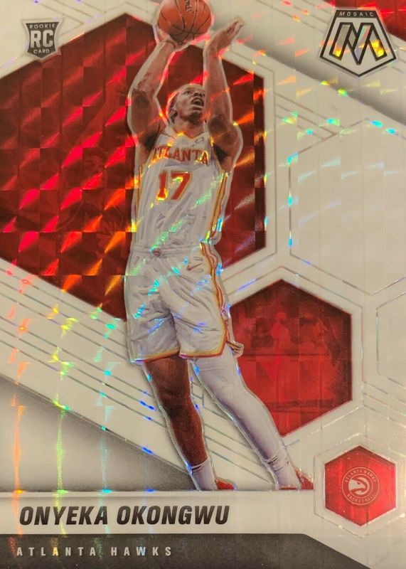 Onyeka Okongwu 2020 Mosaic #225 White /25 Rookie PSA 10