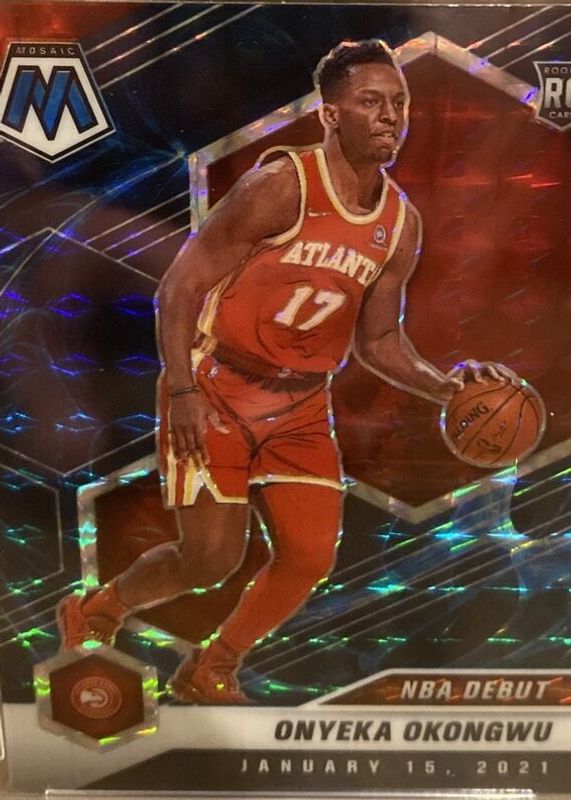 Onyeka Okongwu 2020 Mosaic #274 NBA Debut - Genesis /(SSP) Rookie PSA 9