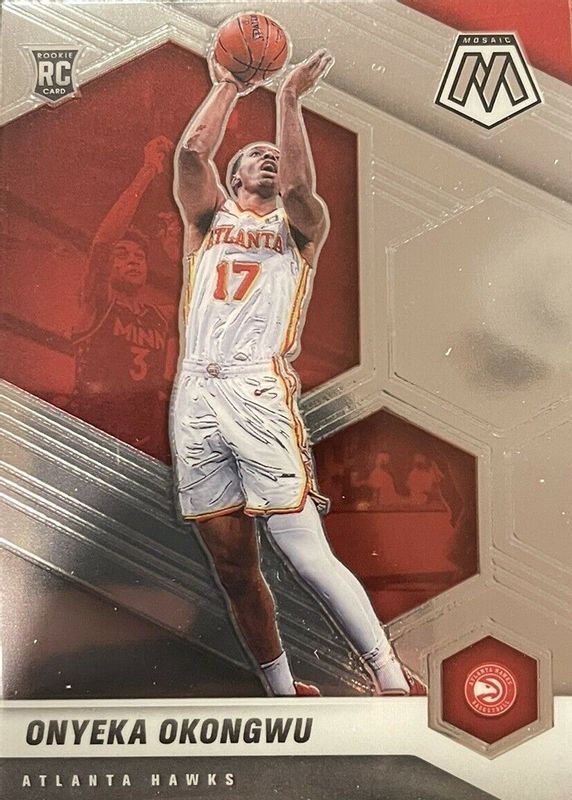 Onyeka Okongwu 2020 Mosaic #225 Base Rookie SGC 10