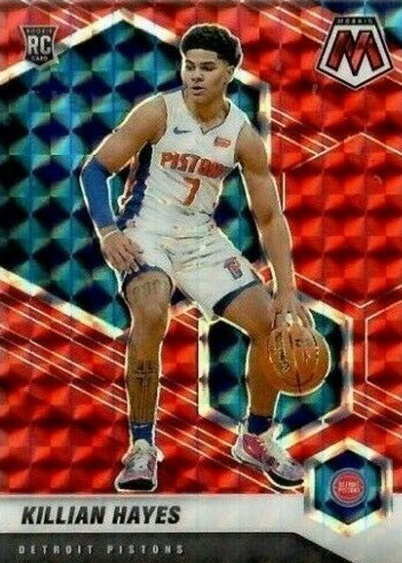 Killian Hayes 2020 Mosaic #222 Red Rookie RAW