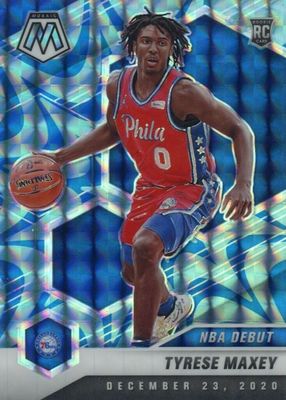2020 Mosaic #263 NBA Debut - Reactive Blue
