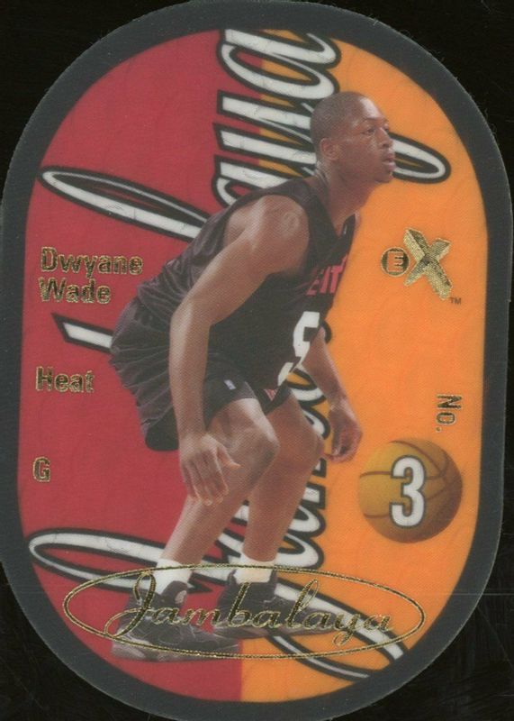 Dwyane Wade 2003 SkyBox E-X #3 Jambalaya Rookie BGS 9