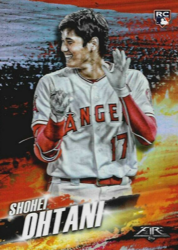 Shohei Ohtani 2018 Topps Fire #HS-1 Hot Starts