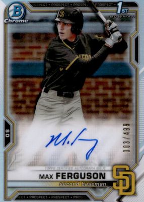 2021 Bowman Draft #CDA-MF Chrome DP Auto - Refractor /499 (1st)