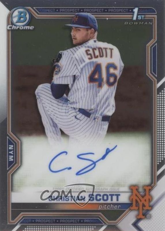 2021 Bowman Draft #CDA-CS Chrome DP Auto (1st)