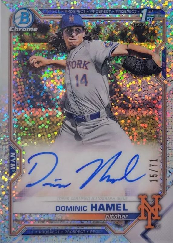 2021 Bowman Draft #CDA-DH Chrome DP Auto - Sparkle Refractor /71 (1st)