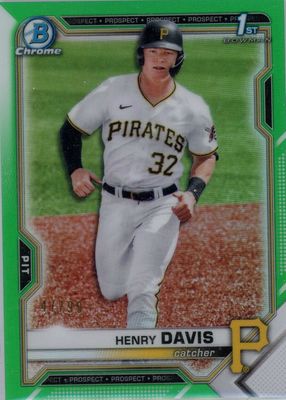 2021 Bowman Draft #BDC-48 Chrome - Green Refractor /99 (1st)