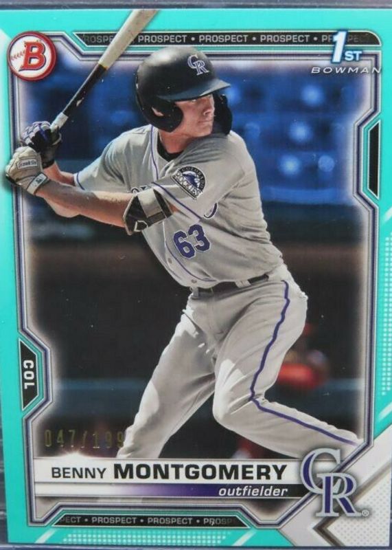 2021 Bowman Draft #BD-84 Aqua /199 (1st)