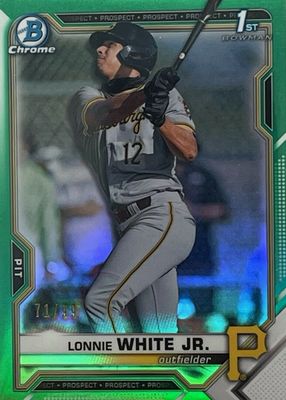 2021 Bowman Draft #BDC-28 Chrome - Green Refractor /99 (1st)