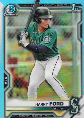 2021 Bowman Draft #BDC-1 Chrome - Sky Blue Refractor (1st)