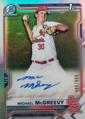 2021 Bowman Draft #CDA-MMCG Chrome DP Auto - Refractor /499 (1st)