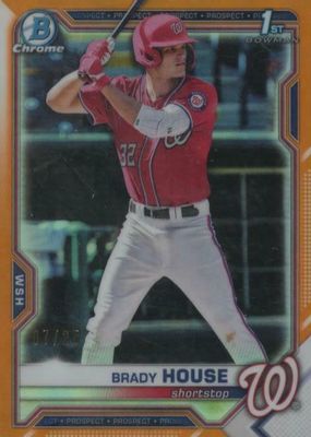 Brady House 2021 Bowman Draft #BDC-186 Chrome - Asia Refractor 