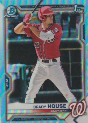 2021 Bowman Draft #BDC-186 Chrome - Sky Blue Refractor (1st)