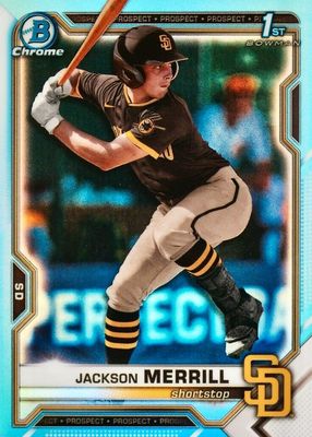 2021 Bowman Draft #BDC-119 Chrome - Sky Blue Refractor (1st)