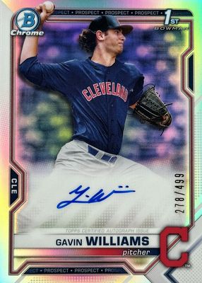 2021 Bowman Draft #CDA-GW Chrome DP Auto - Refractor /499 (1st)