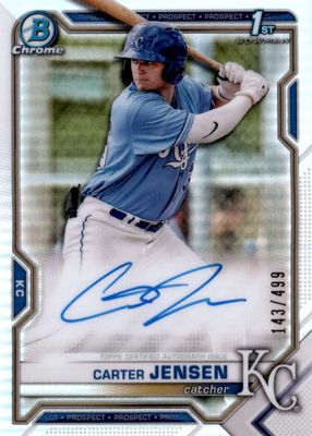 2021 Bowman Draft #CDA-CJ Chrome DP Auto - Refractor /499 (1st)