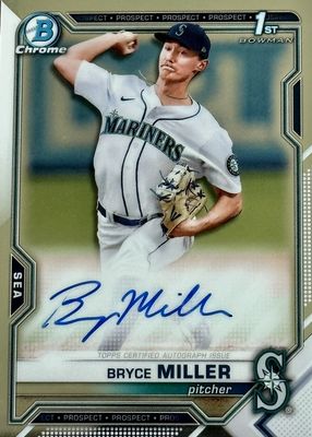 Bryce Miller 2021 Bowman Draft Sapphire Edition #BDC-64 Chrome (1st) PSA 10  Price Guide - Sports Card Investor