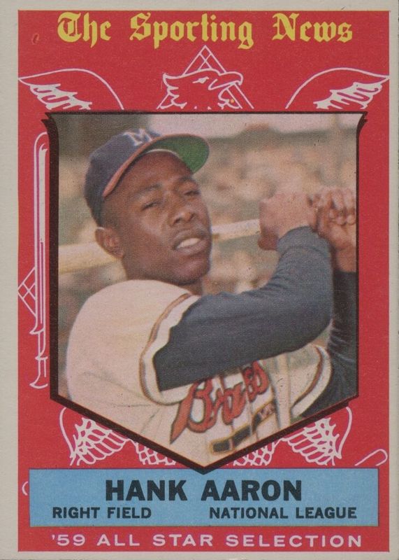 Hank Aaron 1959 Topps #561 All-Star SGC 1