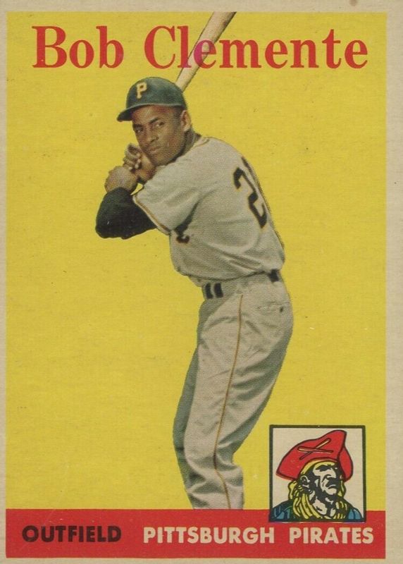 Roberto Clemente 1958 Topps #52 Base PSA 1