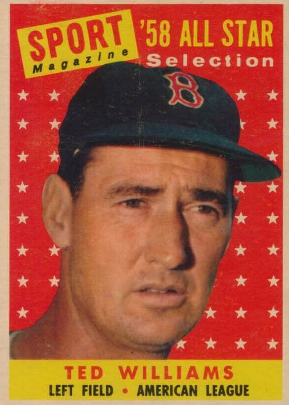 Ted Williams 1958 Topps #485 All-Star Price Guide - Sports Card