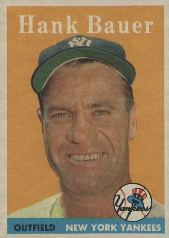 Hank Bauer 1958 Topps #9 Base BVG 5