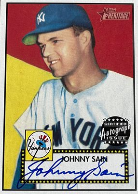 2001 Topps Heritage #THA-JS Real One Autographs