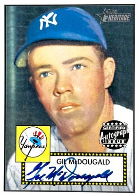 2001 Topps Heritage #THA-GM Real One Autographs