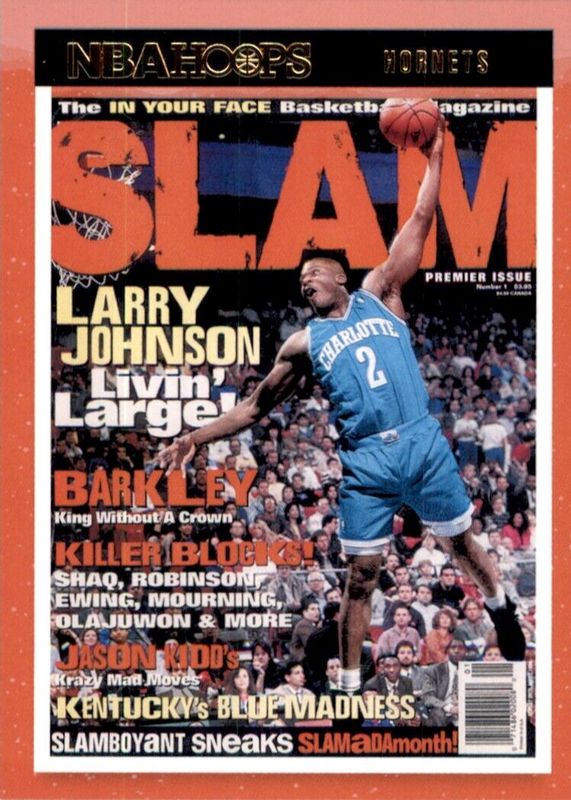 Larry Johnson 2021 Hoops #1 SLAM PSA 10