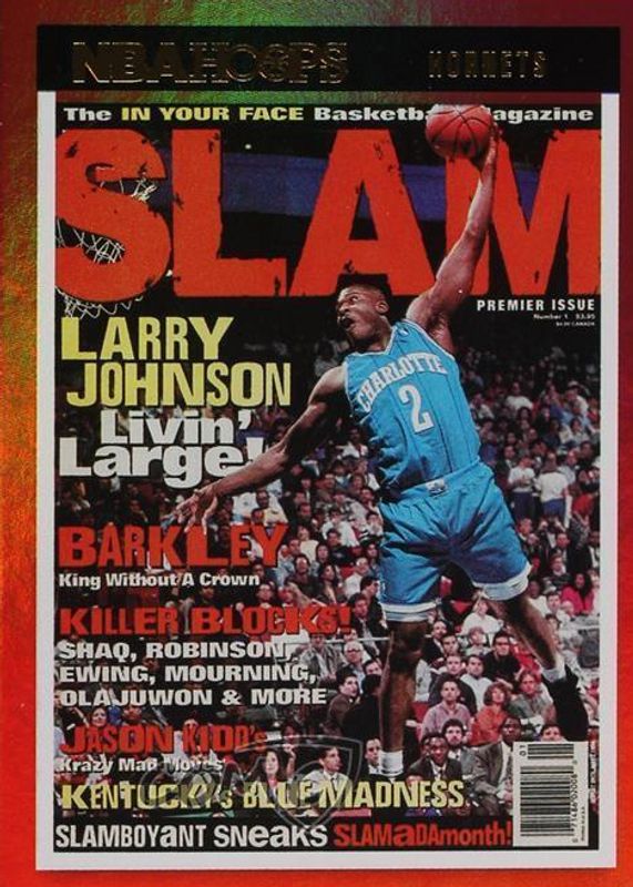 Larry Johnson 2021 Hoops #1 SLAM - Holo BGS 10 PRISTINE