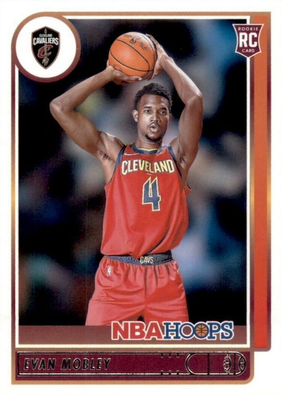 Evan Mobley 2021 Hoops #234 Base Rookie PSA 9