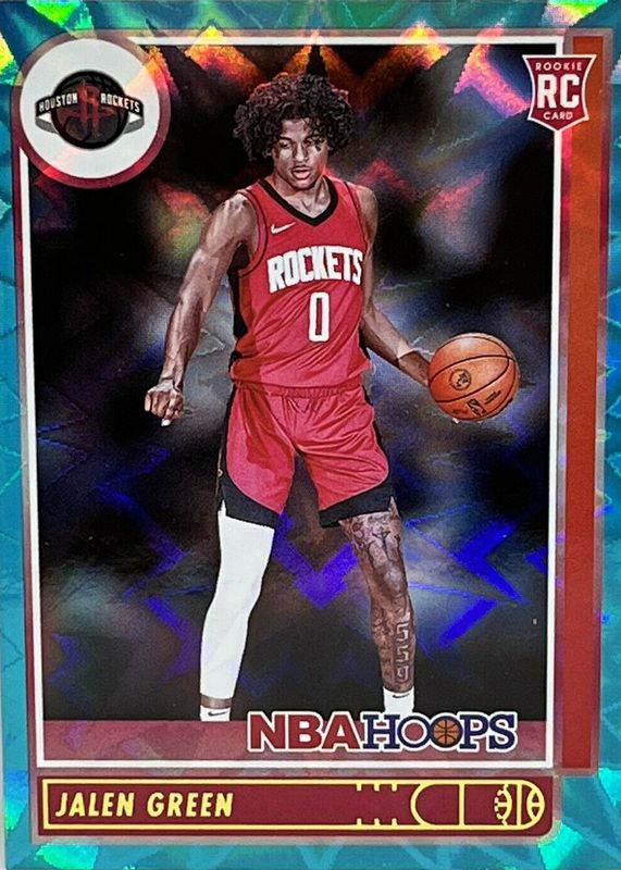 Jalen Green NBA Hoops 2021-22 Rookie Ink Auto SGC10/10, Hobbies