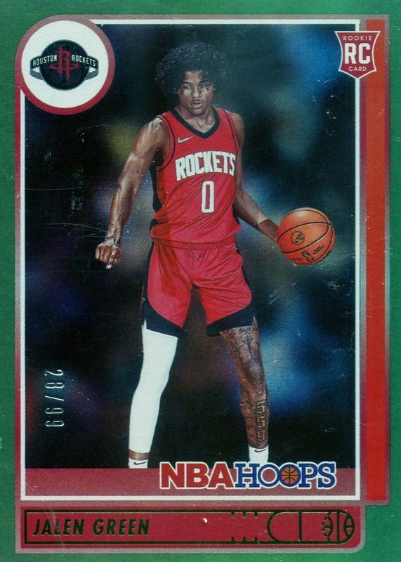 NBA 21-22 Panini Hoops jalen green PSA10-