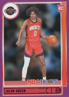 2021 Hoops #218 Purple