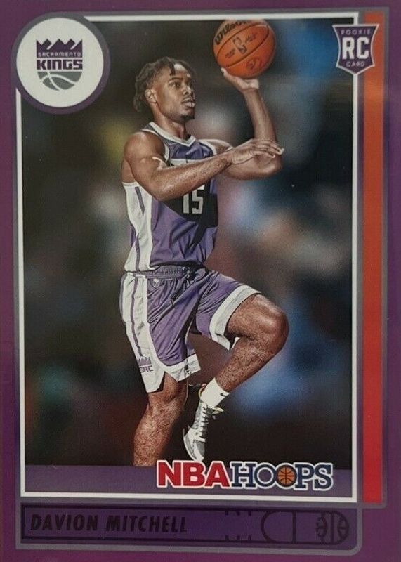 2021 Hoops #228 Purple