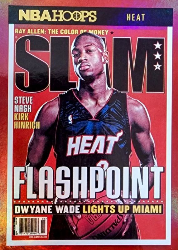 Dwyane Wade 2021 Hoops #87 SLAM - Holo PSA 10