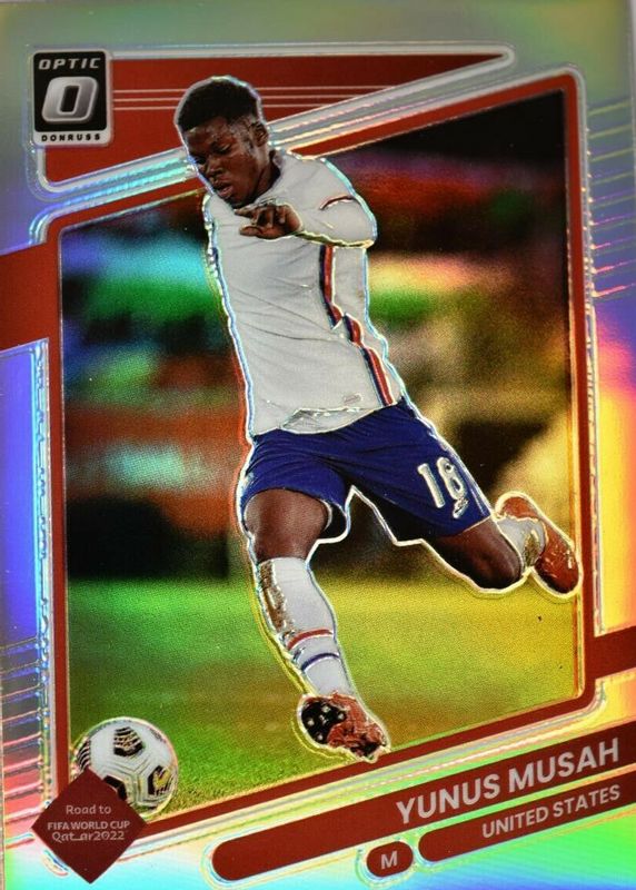 Yunus Musah 2021 Donruss #161 Optic - Holo RAW