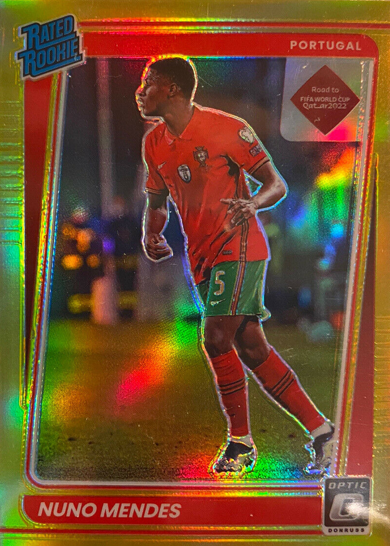 Nuno Mendes 2021 Donruss #192 Optic - Gold /10 Price Guide