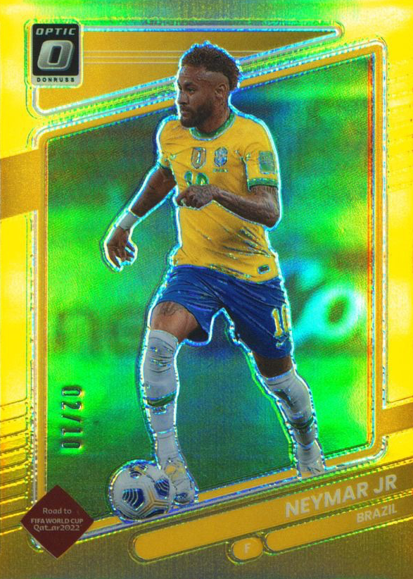 Neymar Jr. 2021 Donruss #18 Optic - Gold /10 Price Guide
