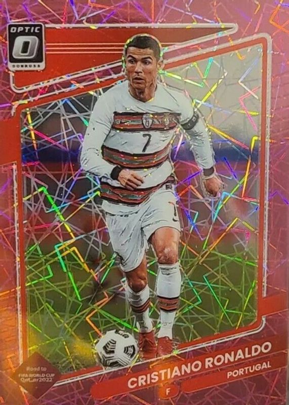 Cristiano Ronaldo 2021 Donruss #116 Holo Pink Laser /25 RAW