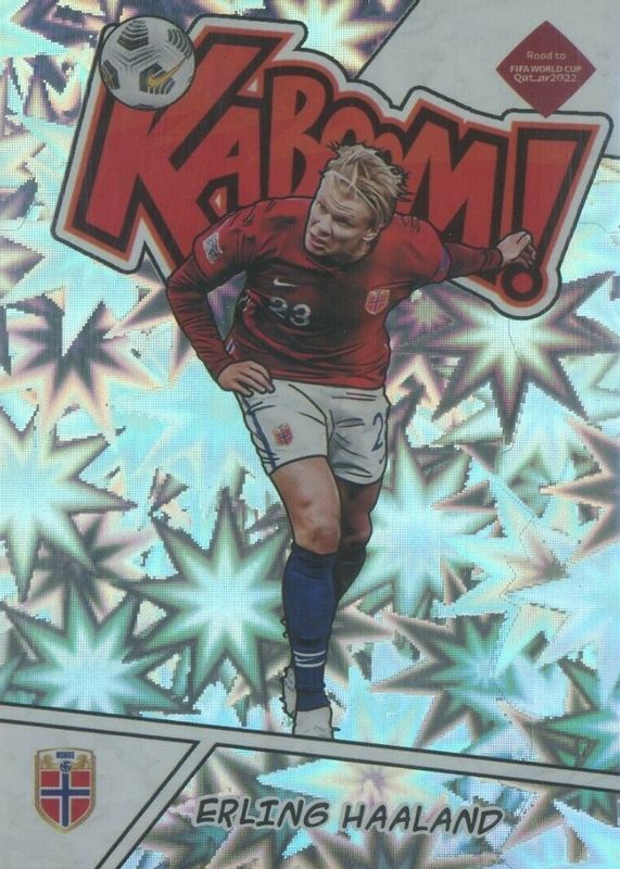 Erling Haaland 2021 Donruss #17 Kaboom! /(SSP) RAW