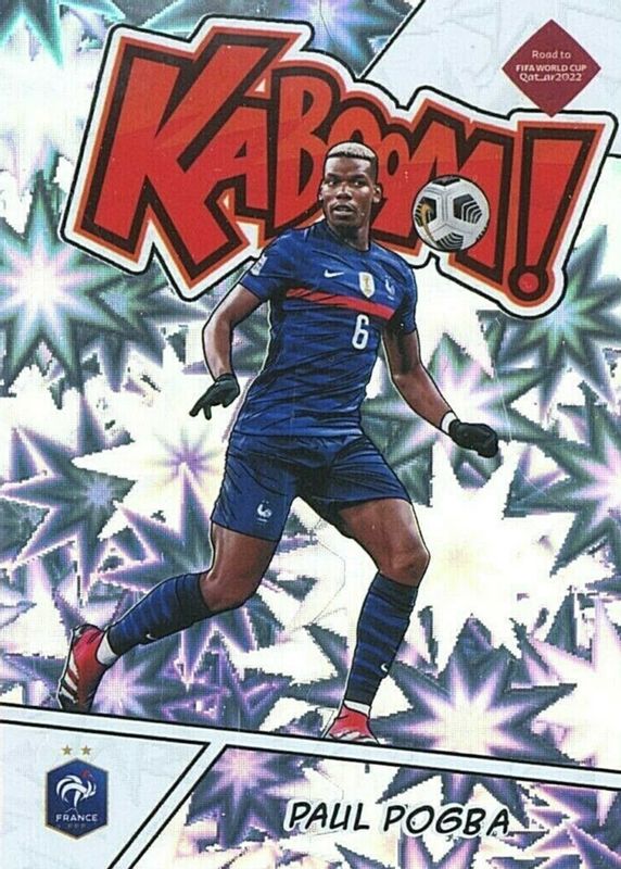 Paul Pogba 2021 Donruss #13 Kaboom! /(SSP) SGC 10