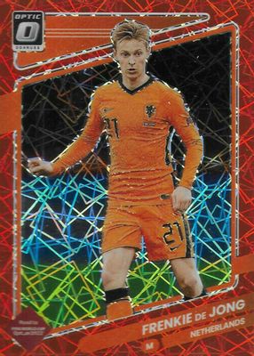 Frenkie de Jong 2021 Donruss #15 Kaboom! /(SSP) Price Guide